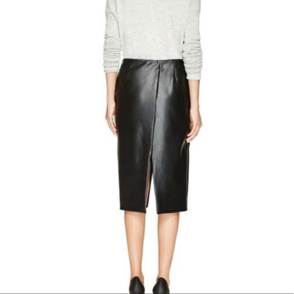 Babaton Faux Leather Jax Pencil Skirt - Picture 5 of 7